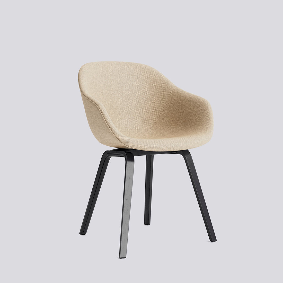 Chaise About A Chair AAC 223 de Hee Welling - Hay-Garnissage intégral Hallingdal 220, placage de chêne laqué à l&