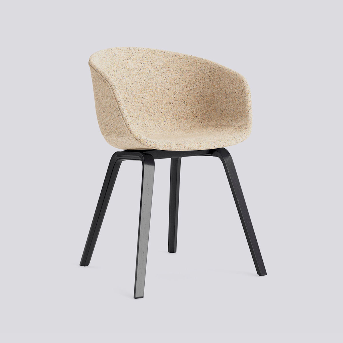 Chaise About A Chair AAC 23 de Hee Welling - Hay-Garnissage intégral Bolgheri LGG60, placage de chêne laqué à l&