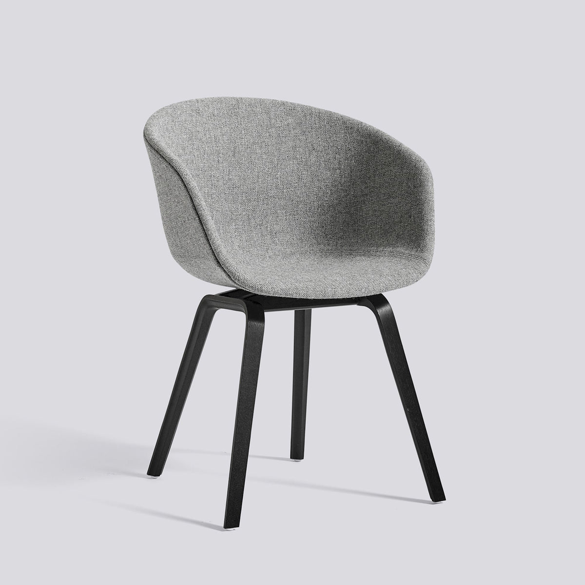 Chaise About A Chair AAC 23 de Hee Welling - Hay-Garnissage intégral Hallingdal 130, placage de chêne laqué à l&