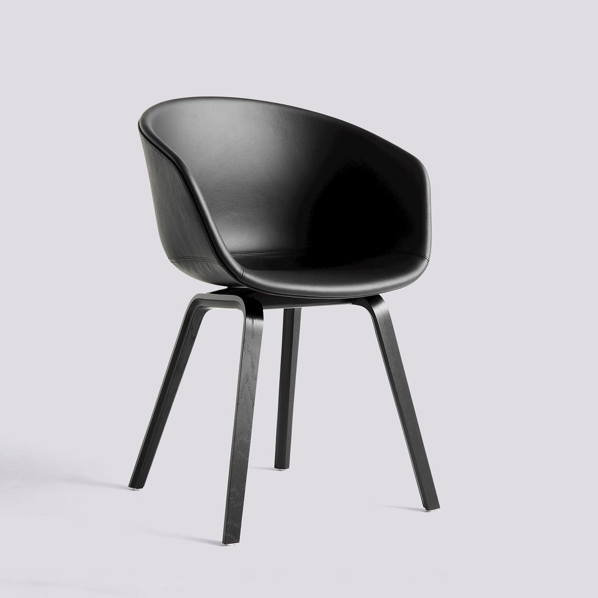 Chaise About A Chair AAC 23 de Hee Welling - Hay-Garnissage intégral Sierra SI1001, placage de chêne laqué à l&