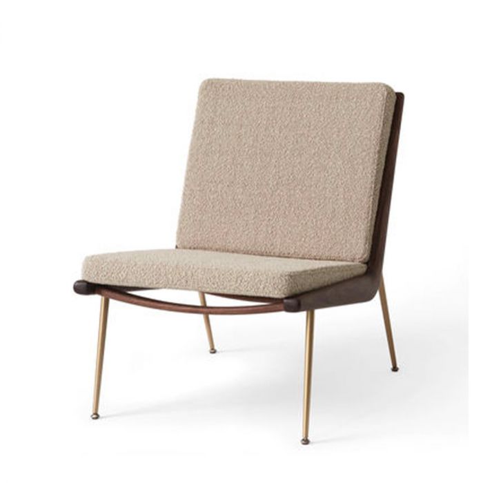 Chaise Boomerang HM1 de Hvidt et Mølgaard - &Tradition-Chêne/ hallingdal130-The Woods Gallery