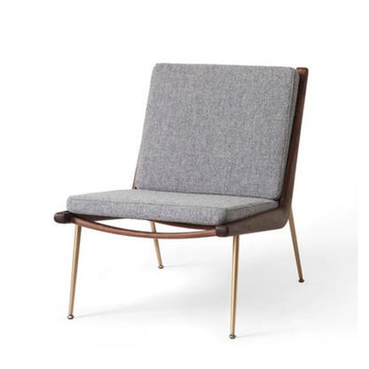 Chaise Boomerang HM1 de Hvidt et Mølgaard - &amp;Tradition-Noyer/ hallingdal130-The Woods Gallery