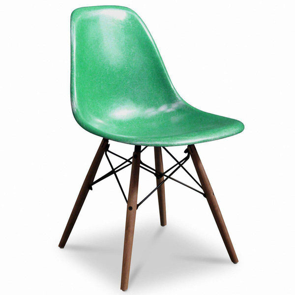 Chaise DSW Cadmium Green de Charles & Ray Eames - Herman Miller - Vintage