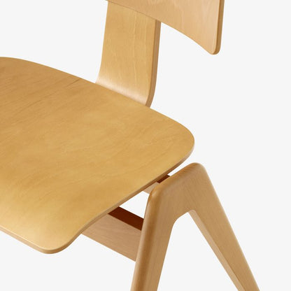Chaise Daystak RD1 de Robin Day - &amp;Tradition-Hêtre Naturel-The Woods Gallery