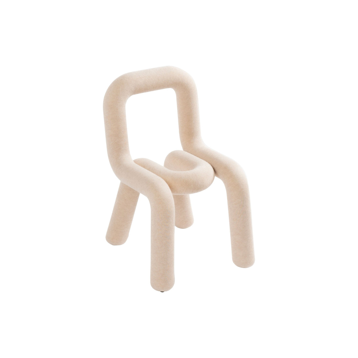 Chaise Enfant Bold Mini de Big Game - Moustache-Beige-The Woods Gallery