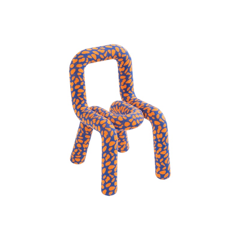 Chaise Enfant Bold Mini de Big Game - Moustache-Bleu-The Woods Gallery