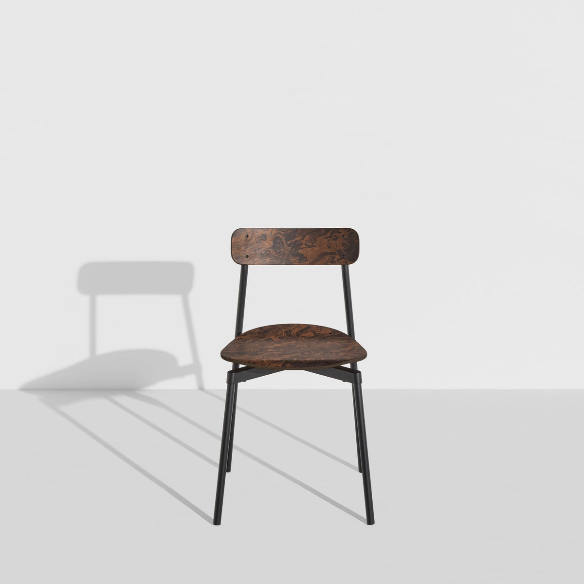 Chaise Fromme Bois de Tom Chung - Petite Friture-Alpi California Burl-The Woods Gallery