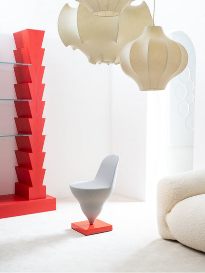 Chaise Gelato Licorice de Jean-Baptiste Fastrez - Moustache-Navy-The Woods Gallery