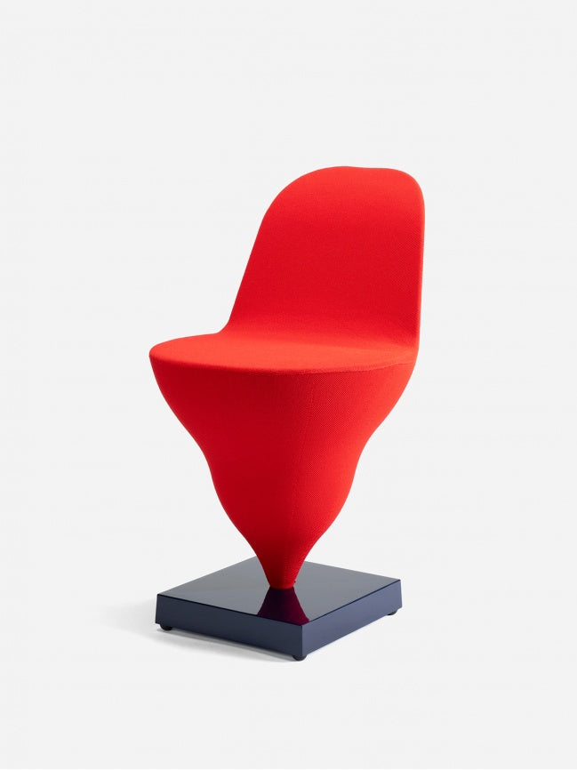 Chaise Gelato Rouge de Jean-Baptiste Fastrez - Moustache-Socle Rouge-The Woods Gallery