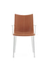 Chaise H.H.H Cuir noir de Philippe Starck - Kartell - modèle d&