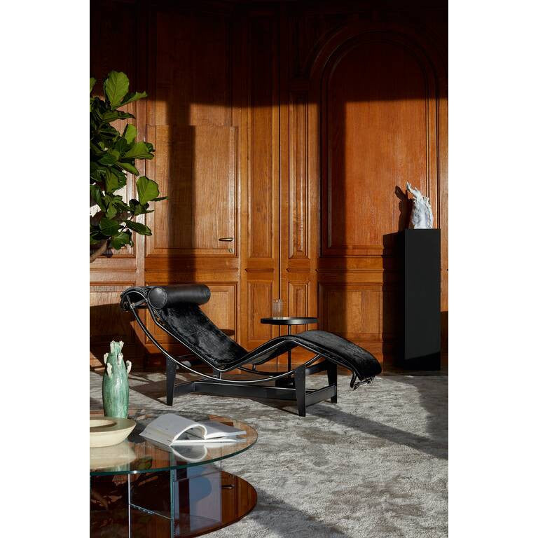 Chaise Longue "4" en Peau Noire - Cassina-The Woods Gallery