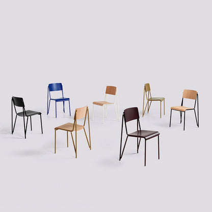 Chaise Petit Standart par Daniel Rybakken - Hay-plusieurs coloris réunis sur fond clair-The Woods Gallery