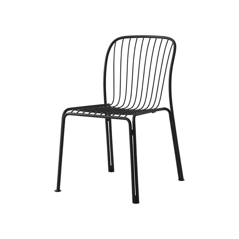 Chaise Thorvald SC94 de Space Copenhagen - &amp;Tradition-Noir-The Woods Gallery