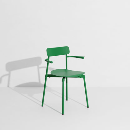 Chaise avec accoudoirs Fromme de Tom Chung - Petite Friture-Vert menthe-The Woods Gallery