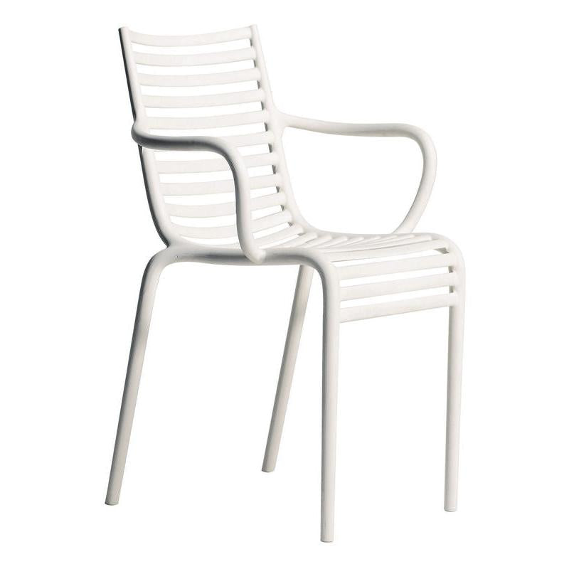 Chaise avec accoudoirs PIP-e de Philippe Starck - Driade-Blanc-The Woods Gallery