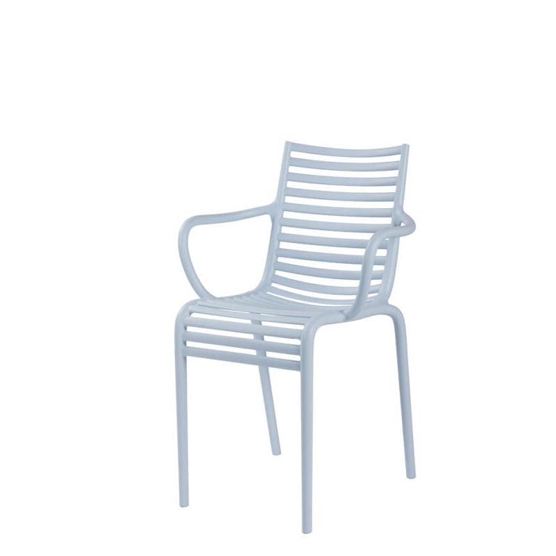 Chaise avec accoudoirs PIP-e de Philippe Starck - Driade-Bleu Ciel-The Woods Gallery