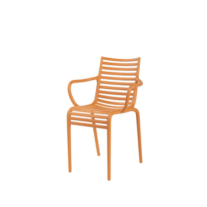 Chaise avec accoudoirs PIP-e de Philippe Starck - Driade-Orange-The Woods Gallery