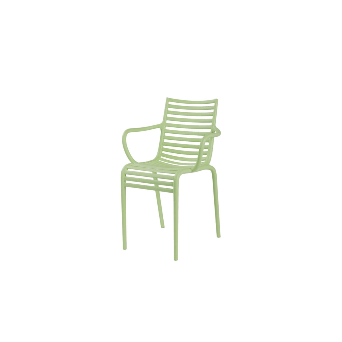 Chaise avec accoudoirs PIP-e de Philippe Starck - Driade-Vert-The Woods Gallery