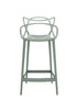 Chaise de bar Masters Stool de Philippe Starck & Eugeni Quitllet - Kartell-Vert-Assise 75 cm - H 109 cm-The Woods Gallery