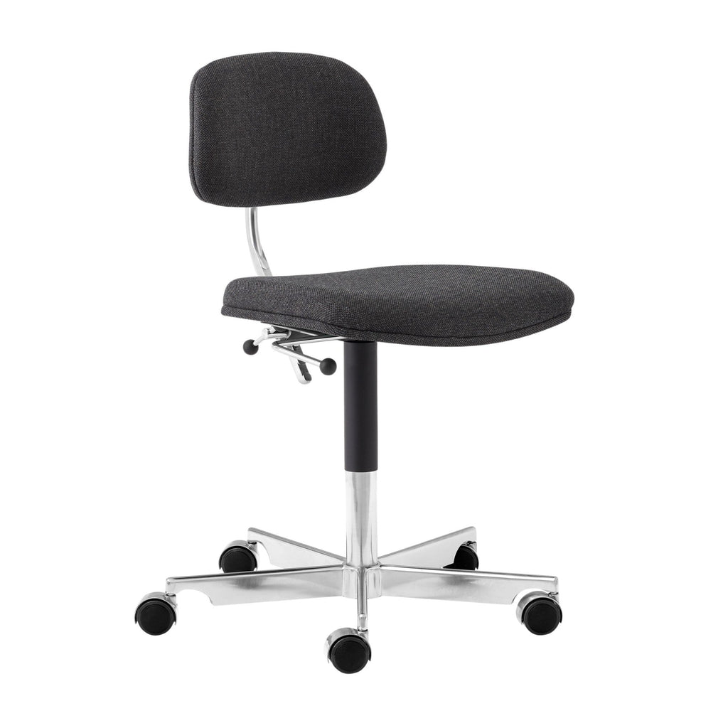 Chaise de bureau Kevi 2534U Rewool - Montana Furniture-Vert / Chrome-The Woods Gallery