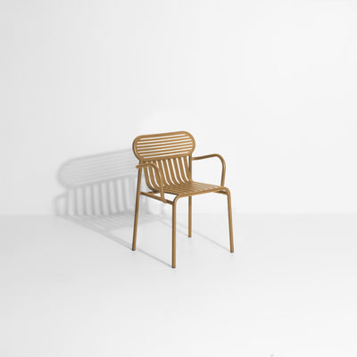Chaise de jardin avec accoudoirs Week-End de Studio Brichet-Ziegler - Petite Friture-Or-The Woods Gallery