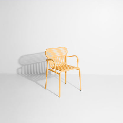 Chaise de jardin avec accoudoirs Week-End de Studio Brichet-Ziegler - Petite Friture-Safran-The Woods Gallery