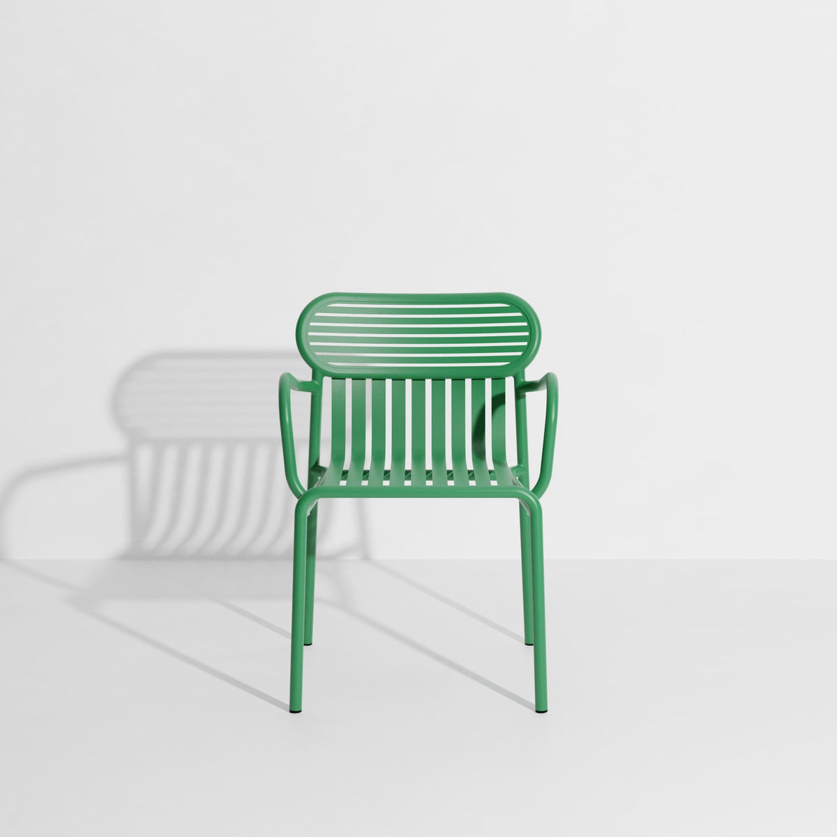 Chaise de jardin avec accoudoirs Week-End de Studio Brichet-Ziegler - Petite Friture-Vert menthe-The Woods Gallery