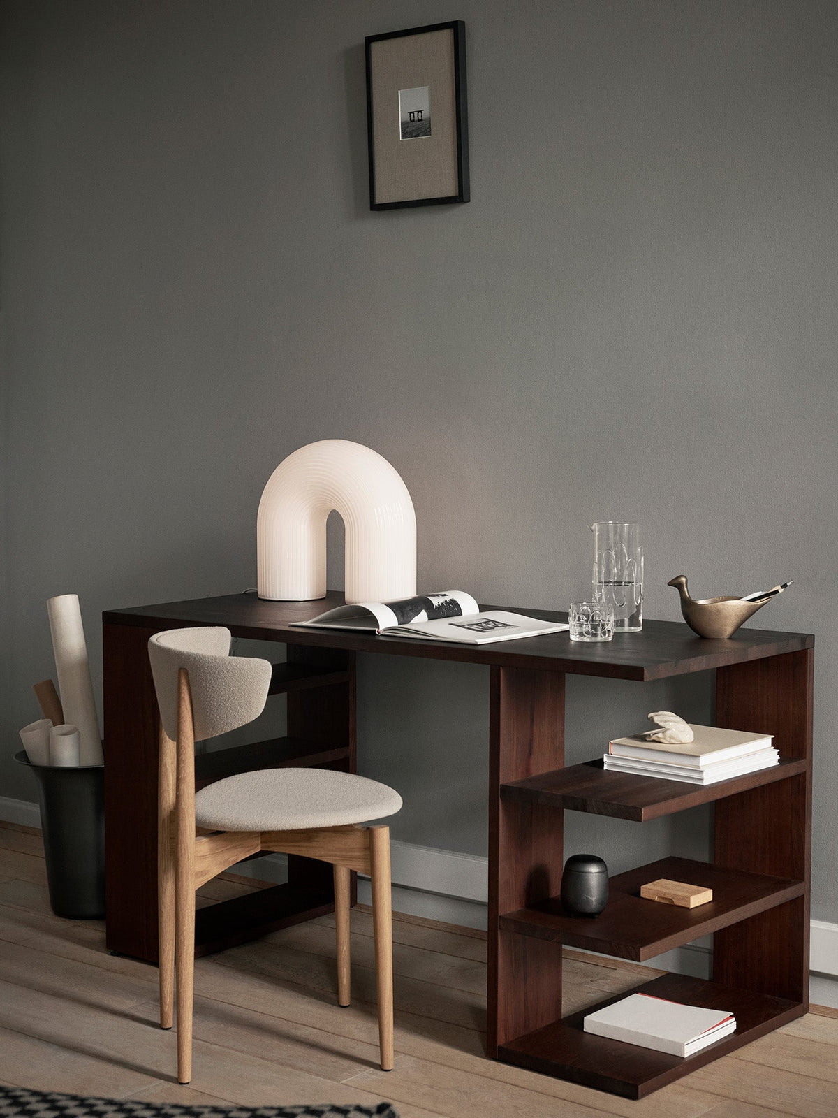 Chaise de salle à manger Herman - Ferm Living-Marron-The Woods Gallery