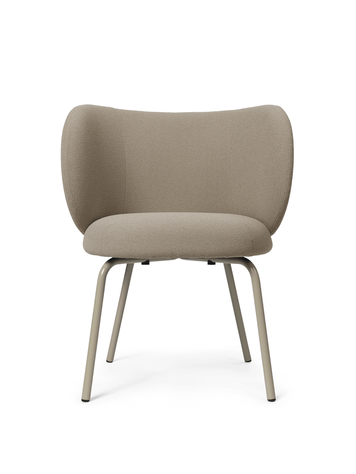 Chaise de salle à manger Rico Dining Black Grain - Ferm Living-Beige-The Woods Gallery