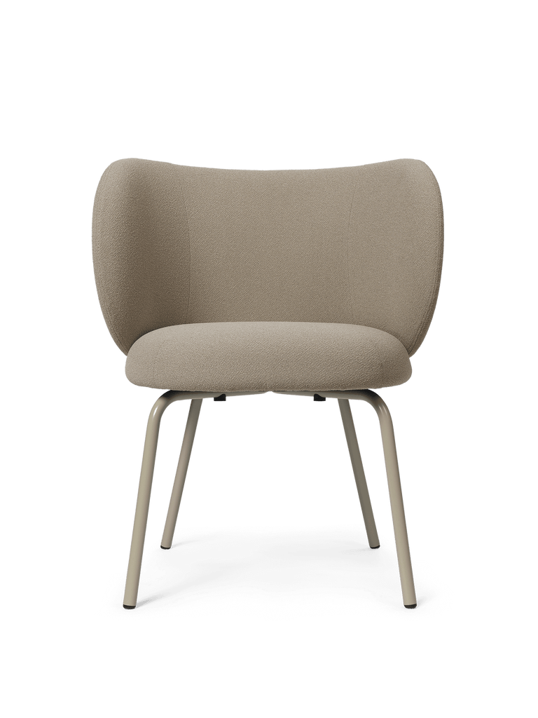 Chaise de salle à manger Rico Dining Black Grain - Ferm Living-Brun-The Woods Gallery