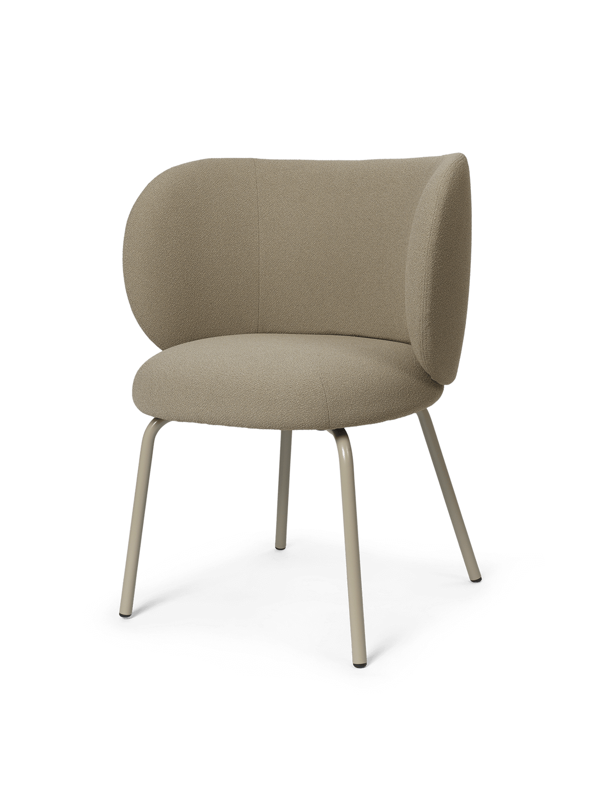 Chaise de salle à manger Rico Dining Black Grain - Ferm Living-Brun-The Woods Gallery