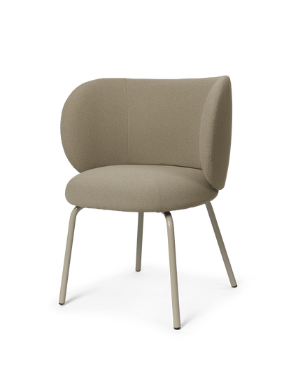 Chaise de salle à manger Rico Dining Black Grain - Ferm Living-Brun-The Woods Gallery