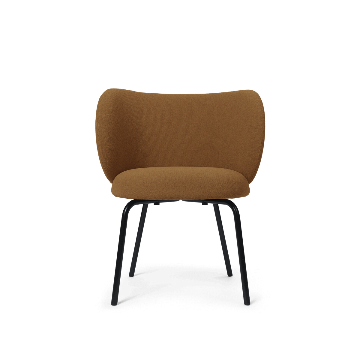 Chaise de salle à manger Rico Dining Black Grain - Ferm Living-Brun-The Woods Gallery