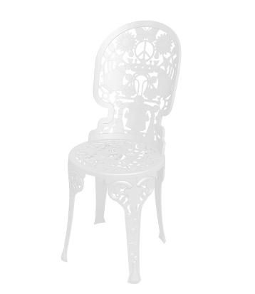 Chaise en aluminium de Studio Job - Seletti-Bleu-The Woods Gallery