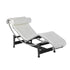 Chaise longue "4" en cuir - Cassina-Cuir Blanc-The Woods Gallery