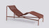 Chaise longue Palissade Cord - Hay-Rouge fer-The Woods Gallery