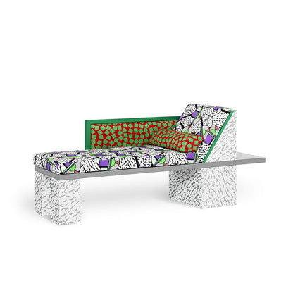 Chaise Longue Royal par Nathalie du Pasquier - Memphis Milano-The Woods Gallery