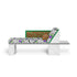 Chaise Longue Royal par Nathalie du Pasquier - Memphis Milano-The Woods Gallery