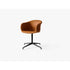 Chaise pivotante Elefy JH33 de Jaime Hayon - &Tradition-Noir-Cuir groupe 2-The Woods Gallery