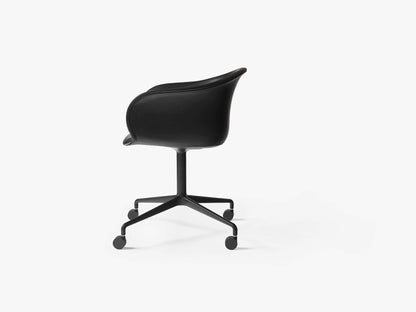 Chaise pivotante Elefy JH37 à roulettes de Jaime Hayon - &amp;Tradition-Noir-Tissu groupe 1-The Woods Gallery