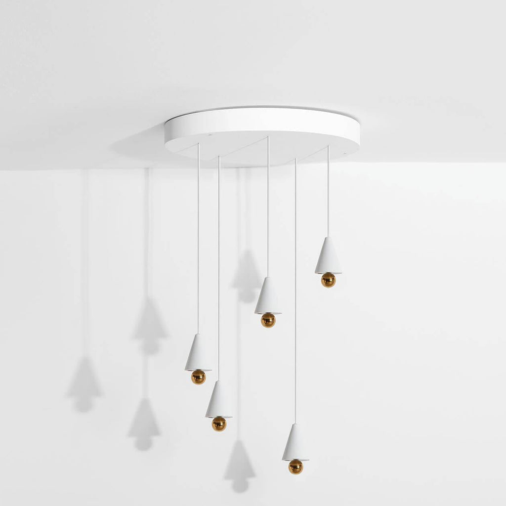 Chandelier Cherry - Petite Friture-Blanc-The Woods Gallery