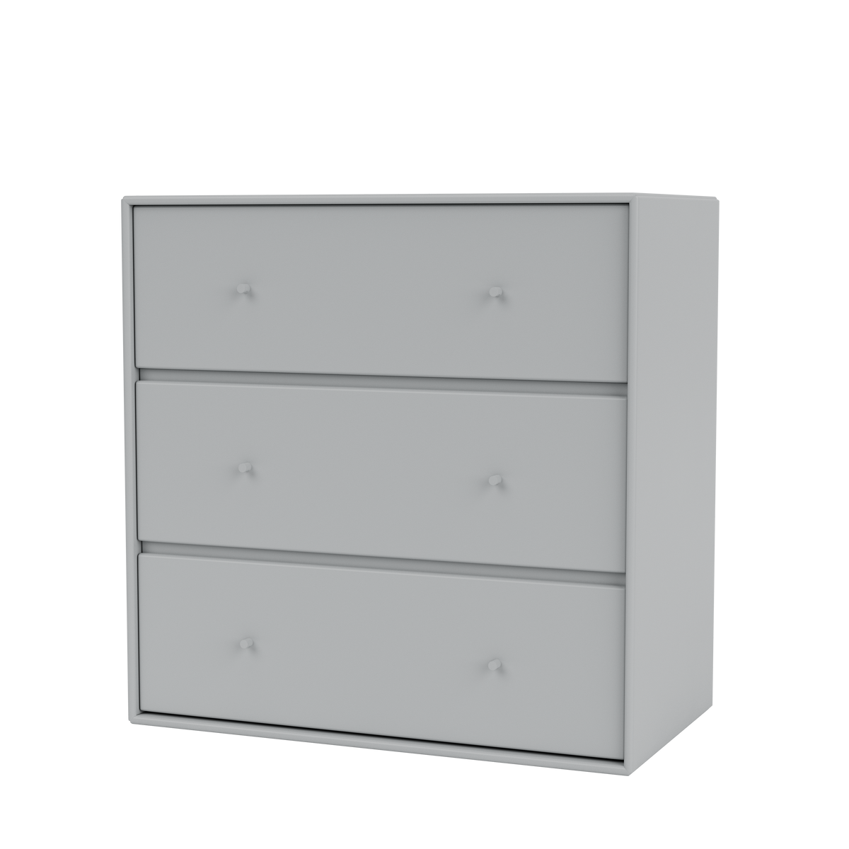 Commode Carry par Peter J. Lassen, laque 02 Fjord, suspendu au mur, packshot Montana