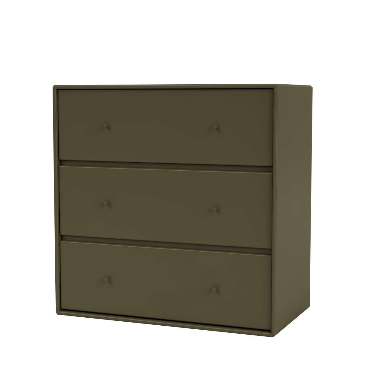 Commode Carry par Peter J. Lassen, laque 139 Oregano, suspendu au mur, packshot Montana