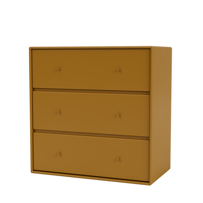 Commode Carry par Peter J. Lassen, laque 142 Amber, suspendu au mur, packshot Montana