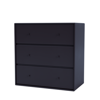 Commode Carry par Peter J. Lassen, laque 147 Shadow, suspendu au mur, packshot Montana