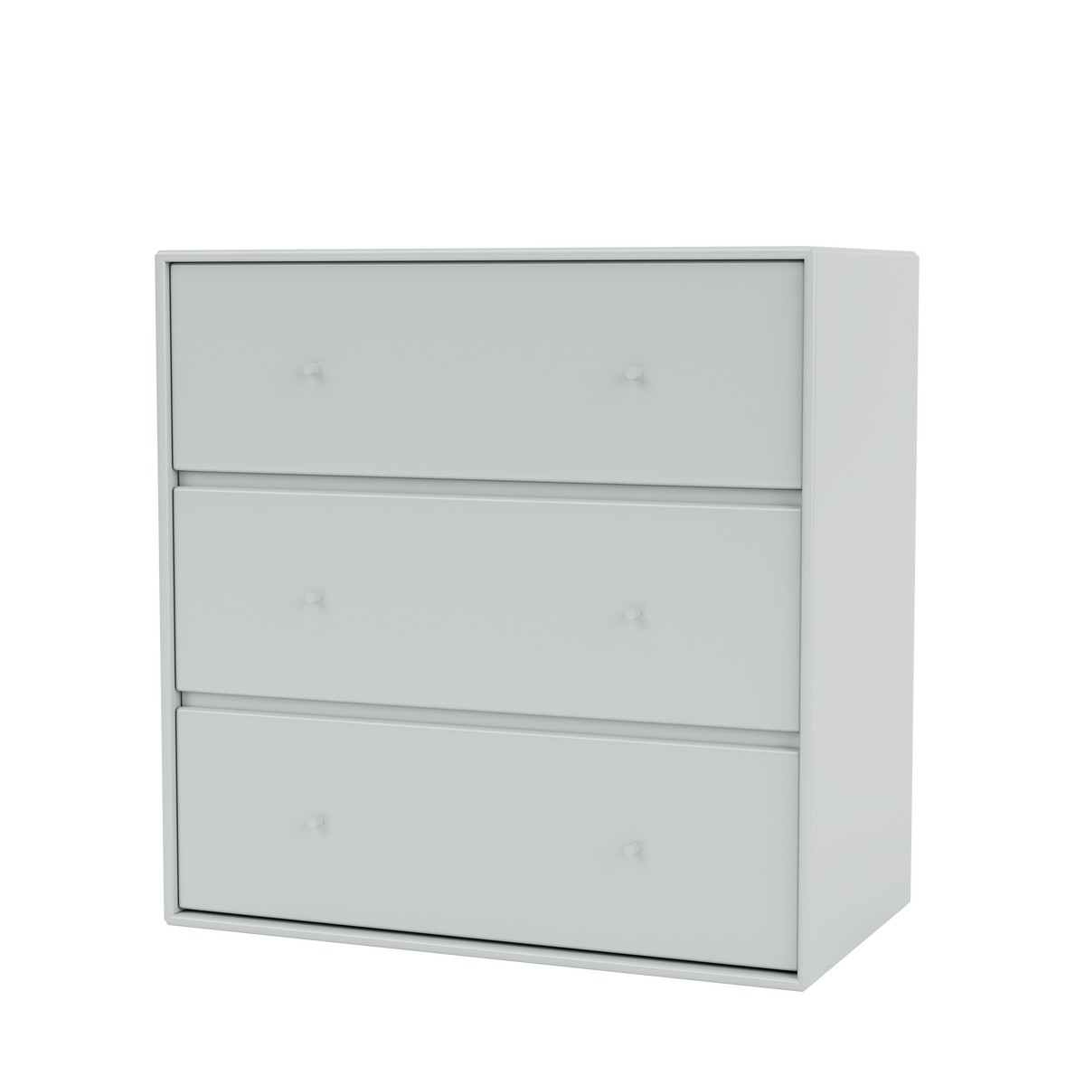 Commode Carry par Peter J. Lassen, laque 156 Oyster, suspendu au mur, packshot Montana
