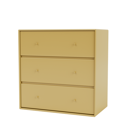 Commode Carry par Peter J. Lassen, laque 157 Cumin, suspendu au mur, packshot Montana