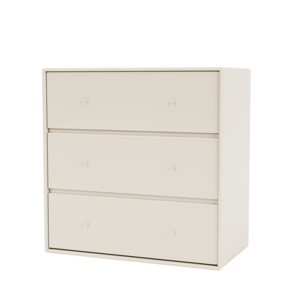 Commode Carry par Peter J. Lassen, laque 158 Oat, suspendu au mur, packshot Montana