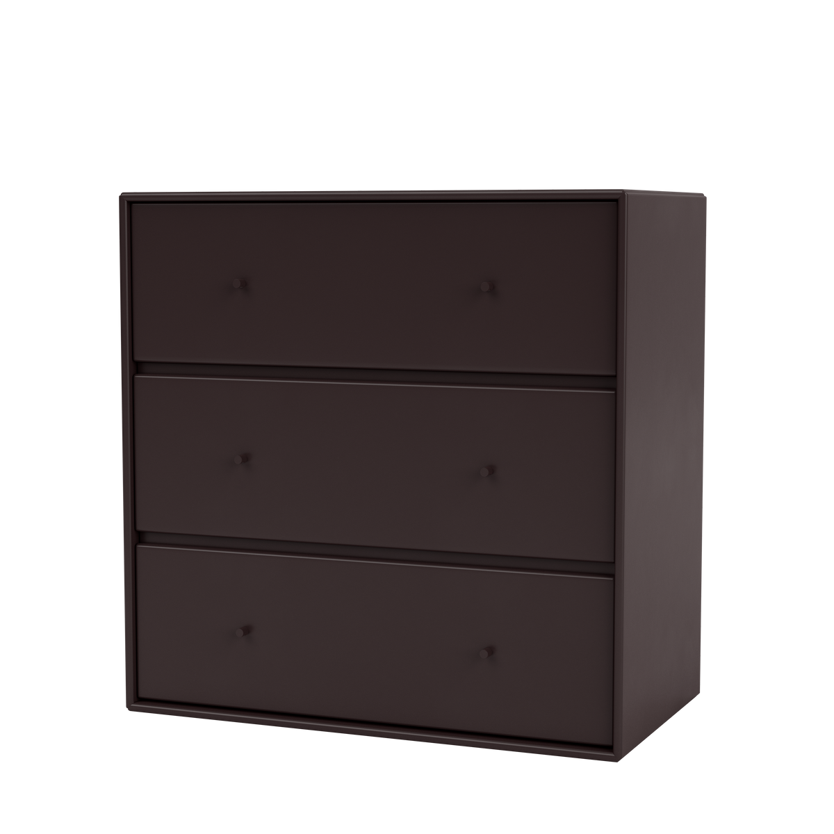 Commode Carry par Peter J. Lassen, laque 160 Balsamic, suspendu au mur, packshot Montana