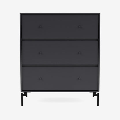 Commode Carry par Peter J. Lassen - Montana-04 Anthracite-Pieds h 12.6cm-The Woods Gallery